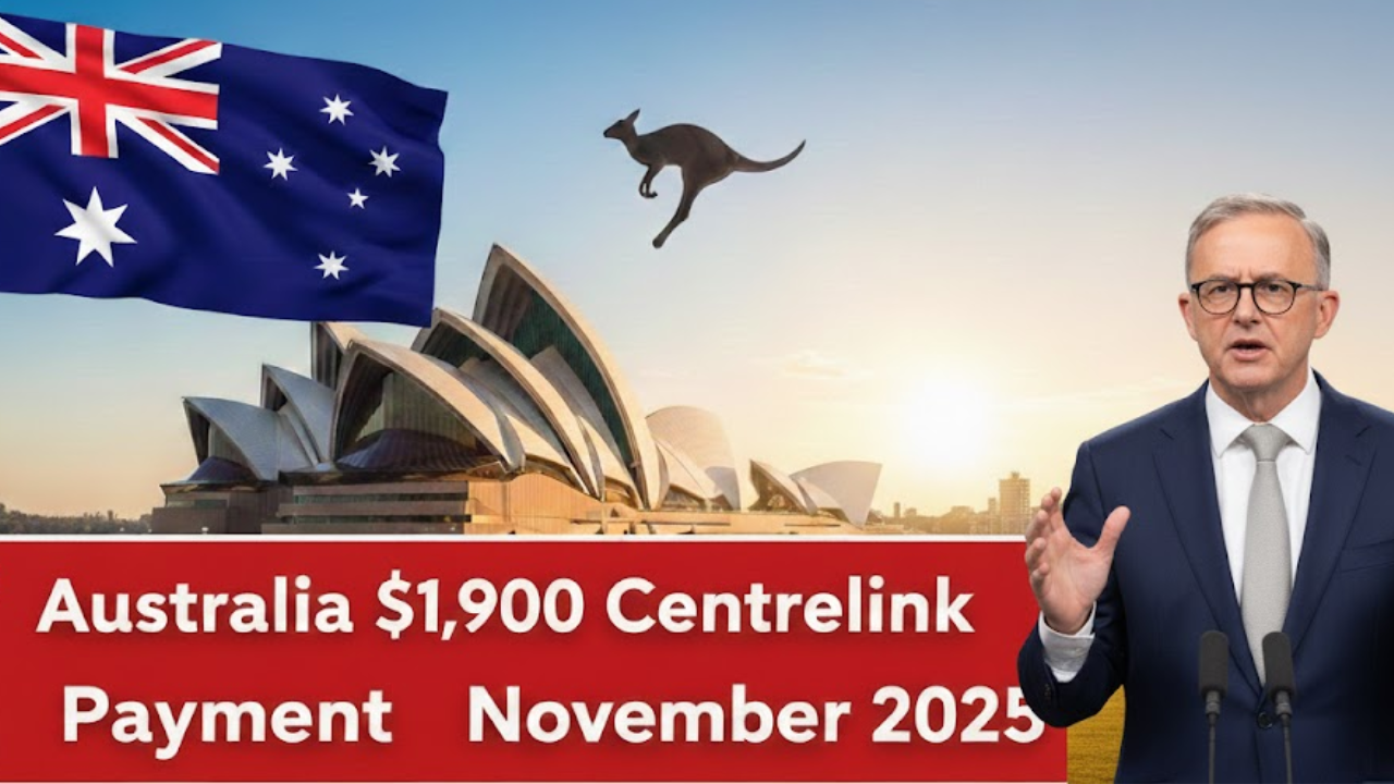 Australia $1,900 Centrelink Payment November 2025