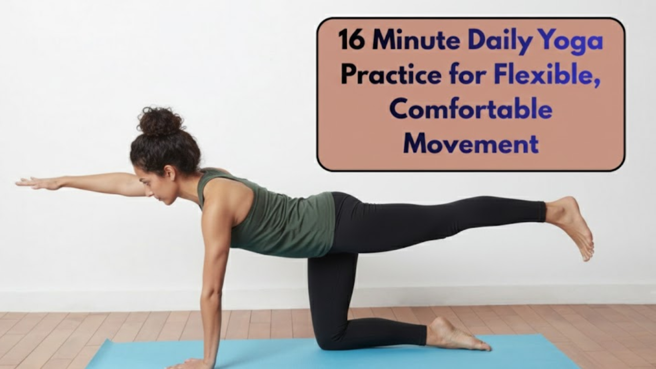16 Minute Daily Yoga Routine for Flexible