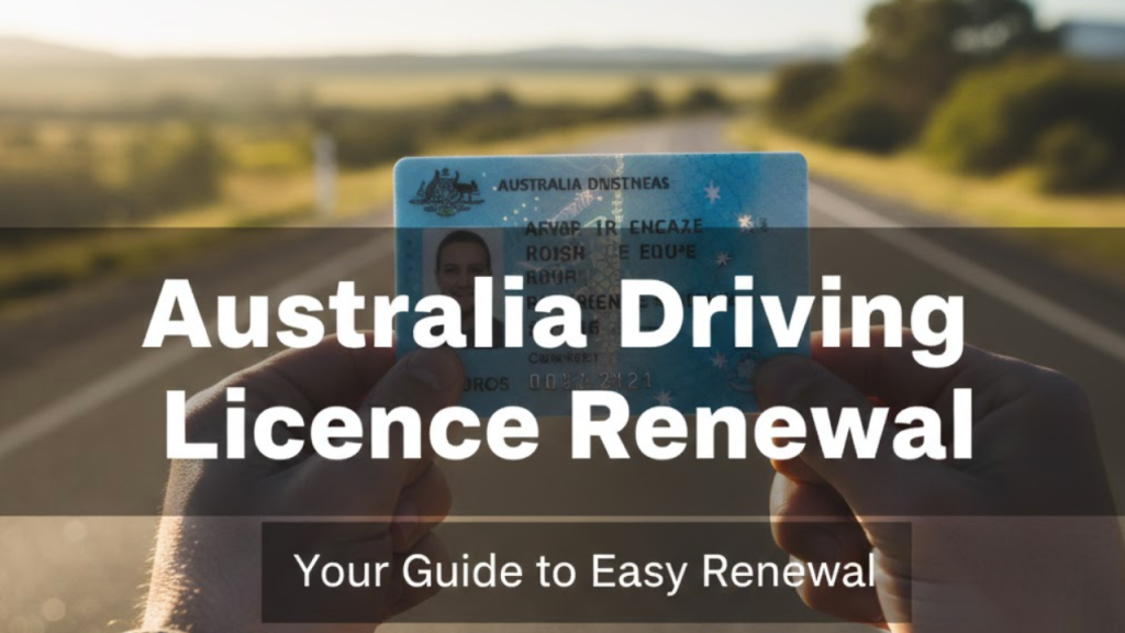 Australia Driving Licence Renewal 2026