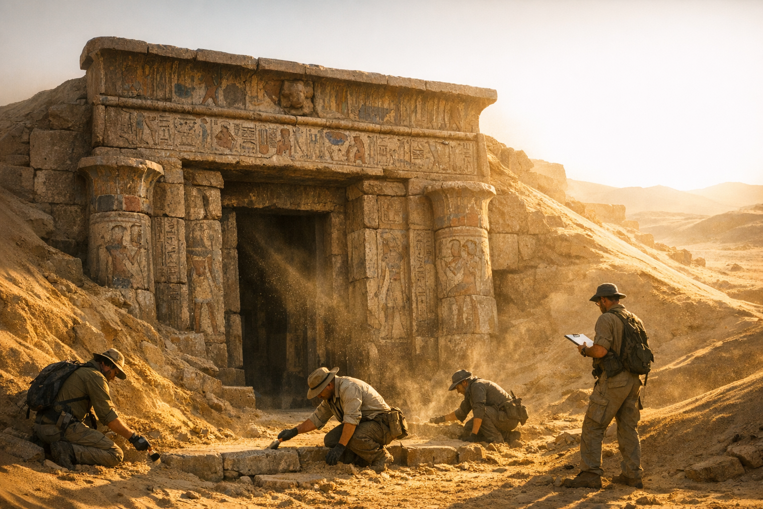 Lost for 4,500 Years: Egypt’s Forgotten Sanctuary Resurfaces from the Sand