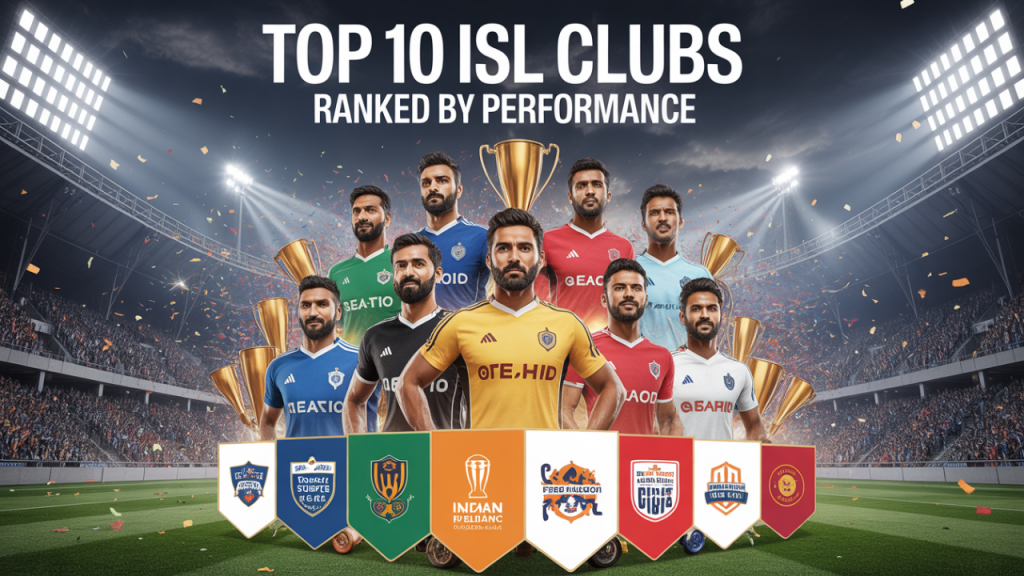 Top 10 ISL Clubs Ranked by Performance